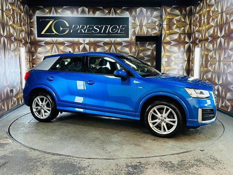 Blue Used 2018 Audi Q2 S-Line SUV | £13,895 (Fair price) - Image 1/3