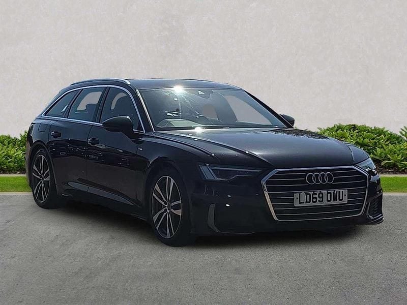 Used Audi A6 S-Line 204 HP (150 kW) 2019 Black Estate
