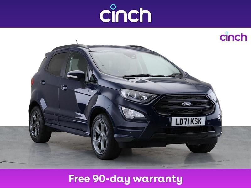 Blue Used 2022 Ford Ecosport ST-Line SUV | £12,469 (Good price) - Image 1/3