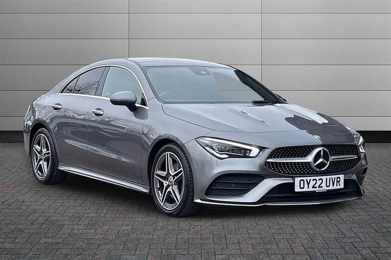 Used Mercedes CLA200 AMG Line Premium Plus 163 HP (119 kW) 2022 Mountain grey Sedan