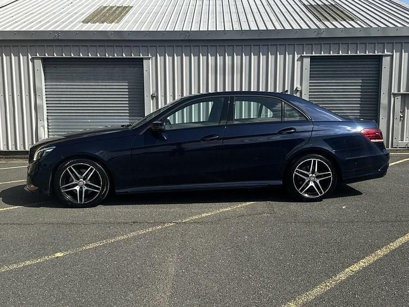 Used Mercedes E220 AMG 177 HP (130 kW) 2016 Blue Sedan