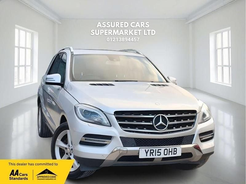 Silver Used 2015 Mercedes ML250 Executive SUV | £10,985 (Fair price) - Image 1/4