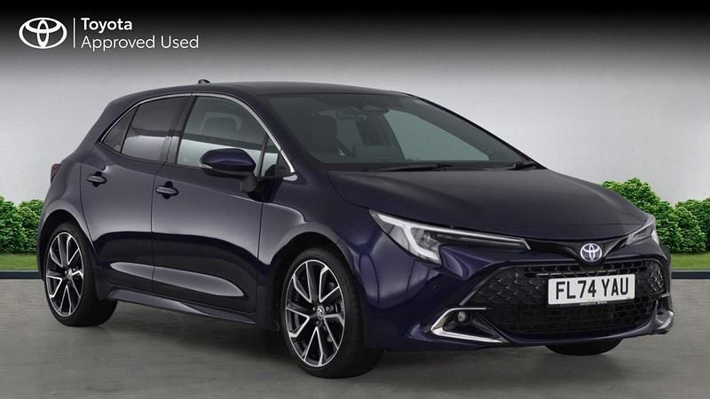 Obsidian blue Used 2024 Toyota Corolla Hatchback | £23,615 (Fair price) - Image 1/4