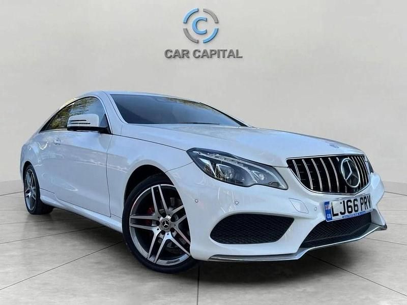 Second-hand Mercedes E200 AMG 184 CP (135 kW) 2016 Alb Coupe