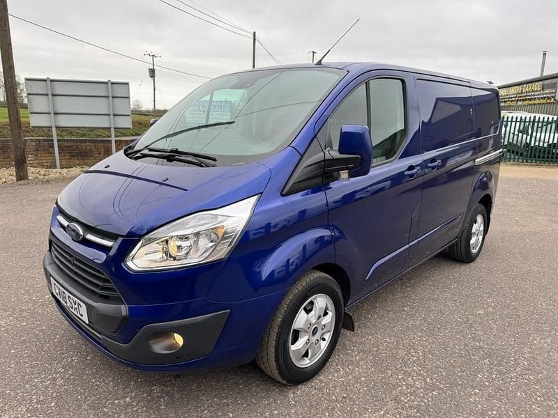 Used Ford Transit Custom Limited 130 HP (95 kW) 2018 Blue Van