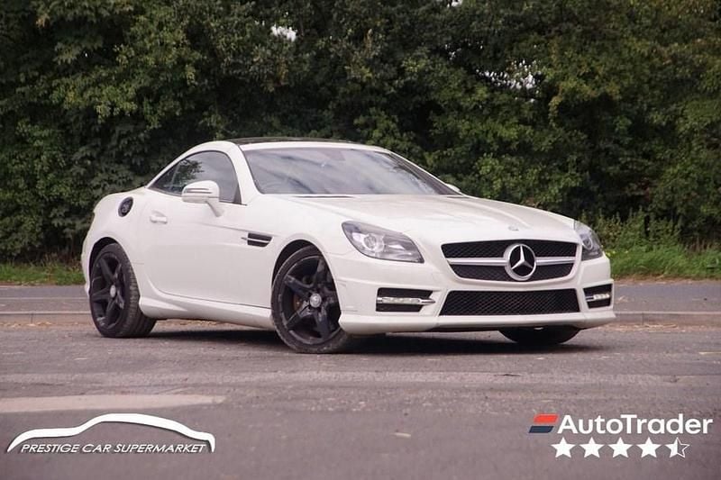 White Used 2013 Mercedes SLK250 AMG Cabriolet | £8,099 (Fair price) - Image 1/4