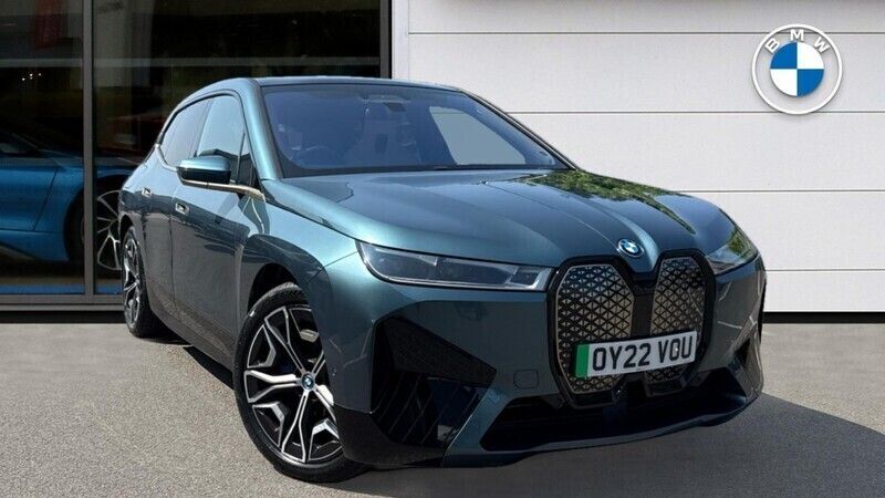 Blue Used 2022 BMW iX M Sport SUV | £49,806 (Fair price) - Image 1/4