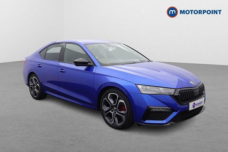 Used Skoda Octavia vRS 200 HP (147 kW) 2023 Blue Hatchback