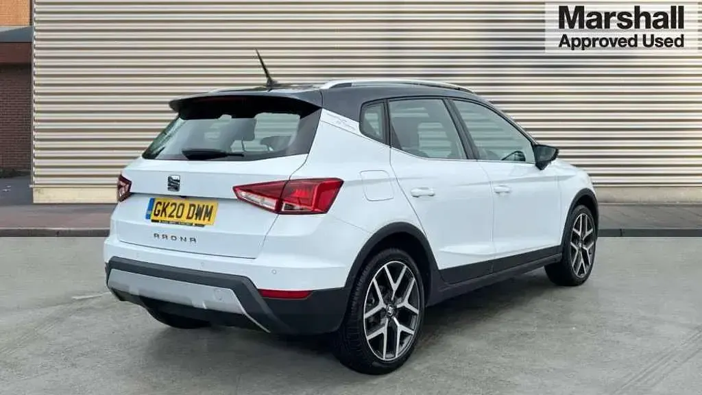 Used Seat Arona XCELLENCE Lux 115 HP (84 kW) 2020 Nevada white magnetic grey SUV
