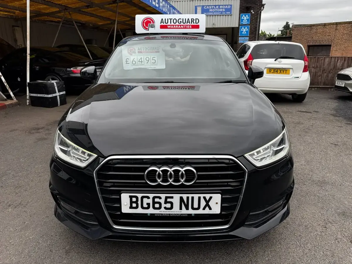 Used Audi A1 S-Line 123 HP (90 kW) 2015 Black Hatchback