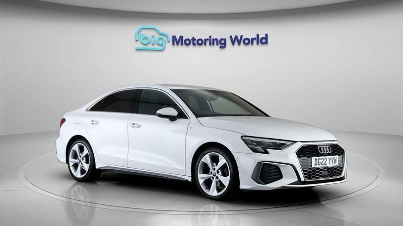 Used Audi A3 S-Line 109 HP (80 kW) 2022 White Sedan