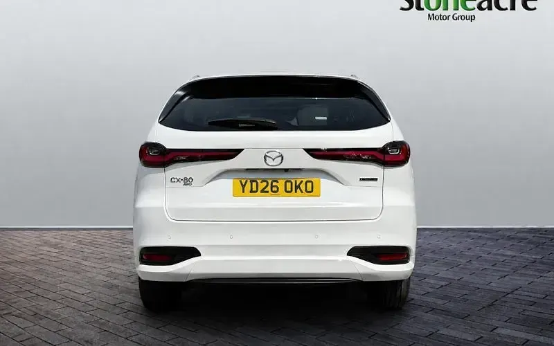 New Mazda CX-80 Homura-Line 254 HP (186 kW) 2025 White SUV