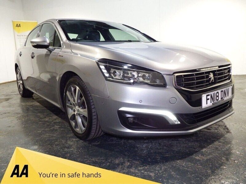 Grey Used 2018 Peugeot 508 GT-line Sedan | £10,000 (Fair price) - Image 1/3