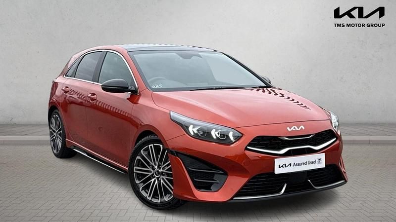 Orange Used 2024 Kia Ceed GT-Line S Hatchback | £21,490 (A bit pricey) - Image 1/3
