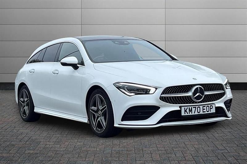 Polar white Used 2020 Mercedes CLA220 AMG Line Premium Plus Sedan | £18,900 (Super price) - Image 1/4