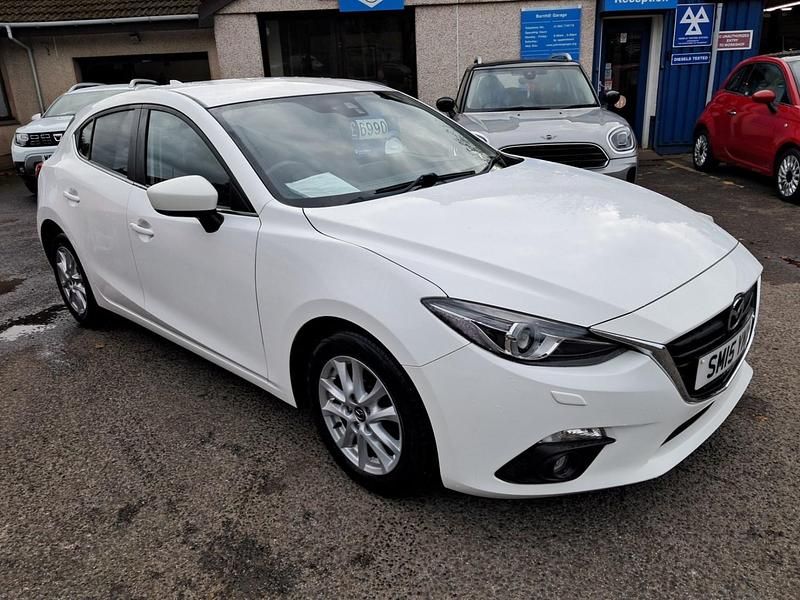 White Used 2015 Mazda 3 Hatchback | £6,990 (Good price) - Image 1/4