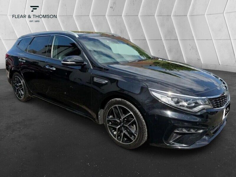 Black Used 2019 Kia Optima GT-Line S Estate | £18,500 (Expensive) - Image 1/4