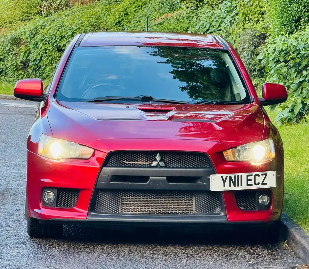 Usado Mitsubishi Lancer 150 HP (110 kW) 2011 Vermelho Sedan
