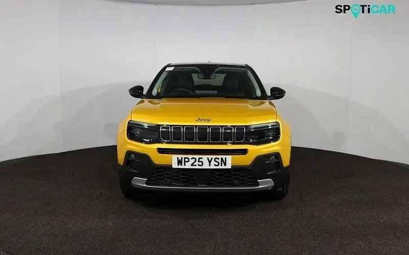 Used Jeep Avenger Summit 101 HP (74 kW) 2025 Yellow/black SUV