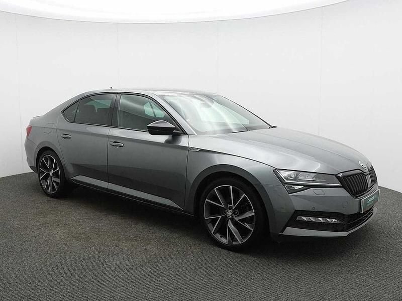 Used Skoda Superb SportlinePlus 160 HP (117 kW) 2023 Grey Hatchback