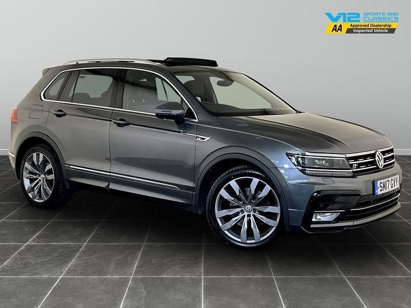 Grey Used 2017 VW Tiguan R-line SUV | £15,895 (Fair price) - Image 1/2