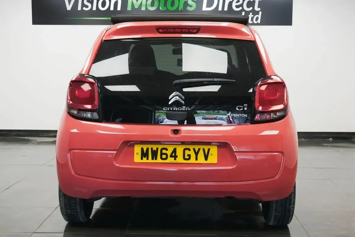 Used Citroën C1 Flair 68 HP (50 kW) 2014 Orange Hatchback