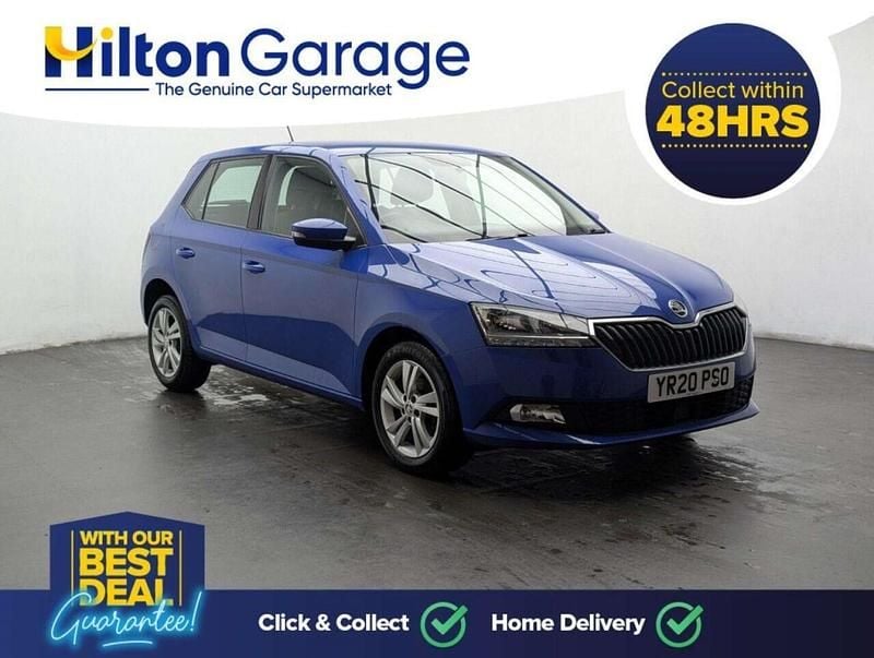 Used Skoda Fabia SE 60 HP (44 kW) 2020 Blue Hatchback
