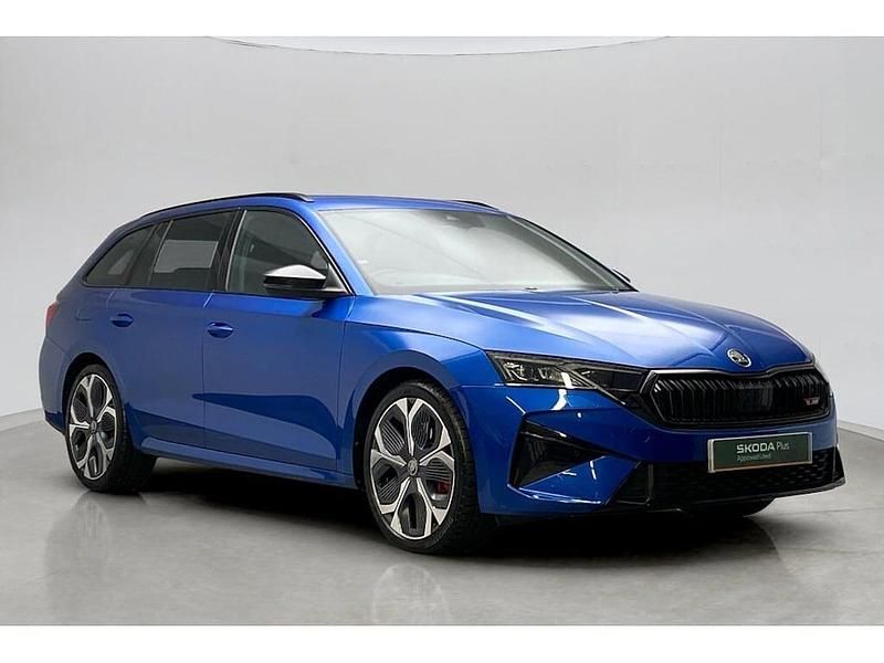 Used Skoda Octavia vRS 195 HP (143 kW) 2025 Race blue metallic Estate