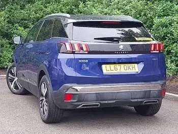 Used Peugeot 3008 GT-line 165 HP (121 kW) 2017 Blue SUV