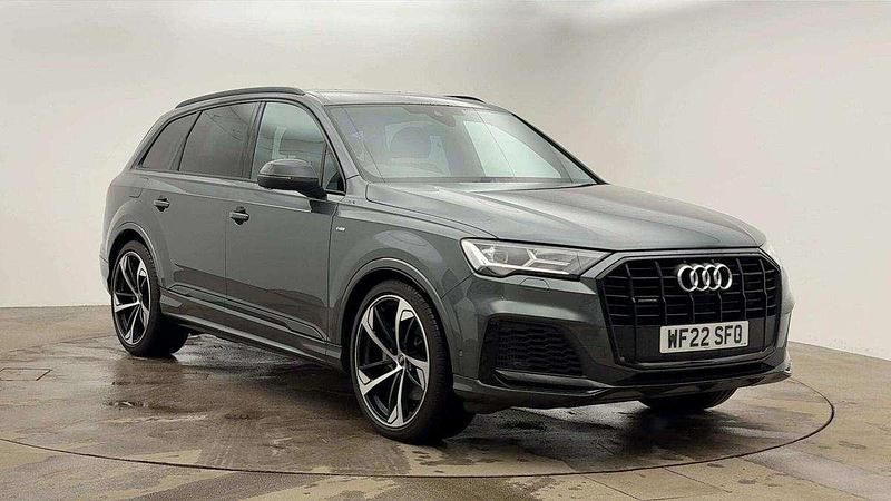 Grey Used 2022 Audi Q7 Black Edition SUV | £46,999 (Fair price) - Image 1/4