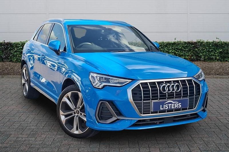 Used Audi Q3 S-Line 150 HP (110 kW) 2019 Blue SUV