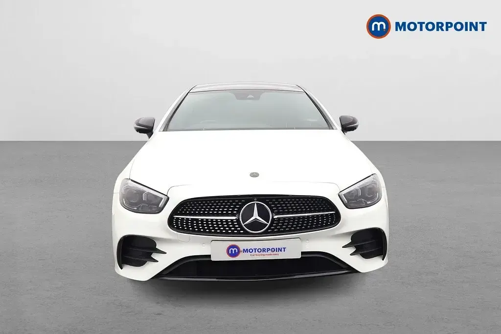 Used Mercedes E220 AMG line 2021 White Coupe