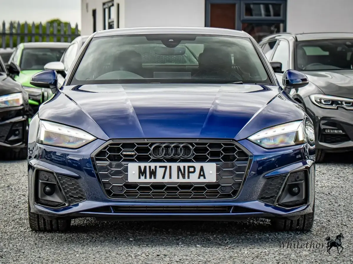 Used Audi A5 S-Line 2022 Blue Coupe