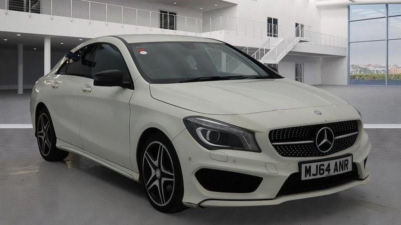 White Used 2014 Mercedes CLA200 AMG Coupe | £8,495 (A bit pricey) - Image 1/3