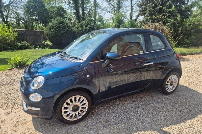Blue Used 2019 Fiat 500 Lounge Hatchback | £6,132 (Fair price) - Image 1/1