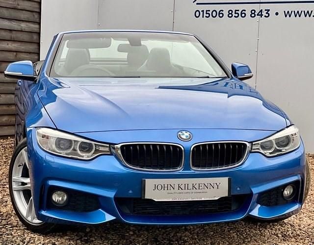 Used BMW 420 M Sport 190 HP (139 kW) 2015 Blue Cabriolet