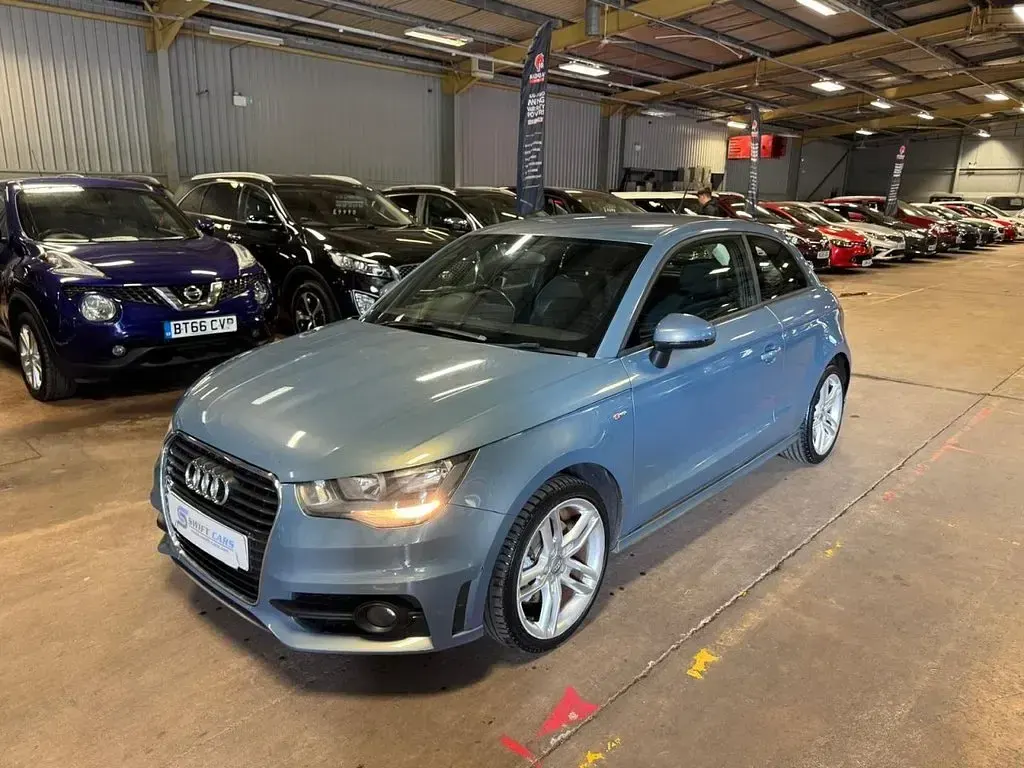 Used Audi A1 S-Line 120 HP (88 kW) 2011 Blue Hatchback