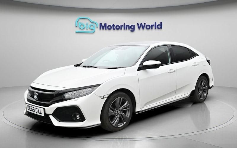 Used Honda Civic Sport Plus 182 HP (133 kW) 2019 White Hatchback
