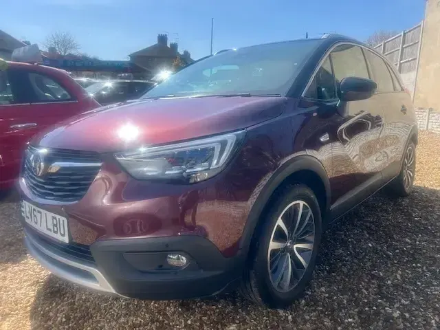 Used Vauxhall Crossland X Ultimate 110 HP (80 kW) 2017 Red SUV