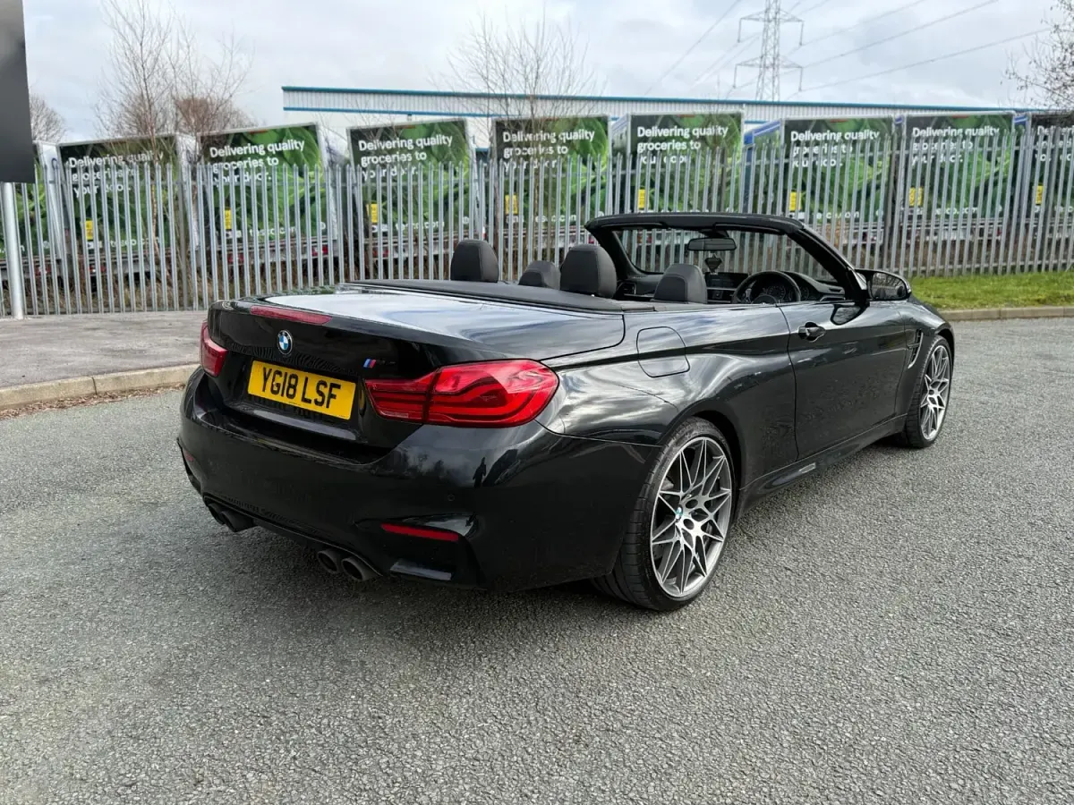 Usado BMW M4 Cabriolet Competition Edition 450 CV (330 kW) 2018 Negro Descapotable