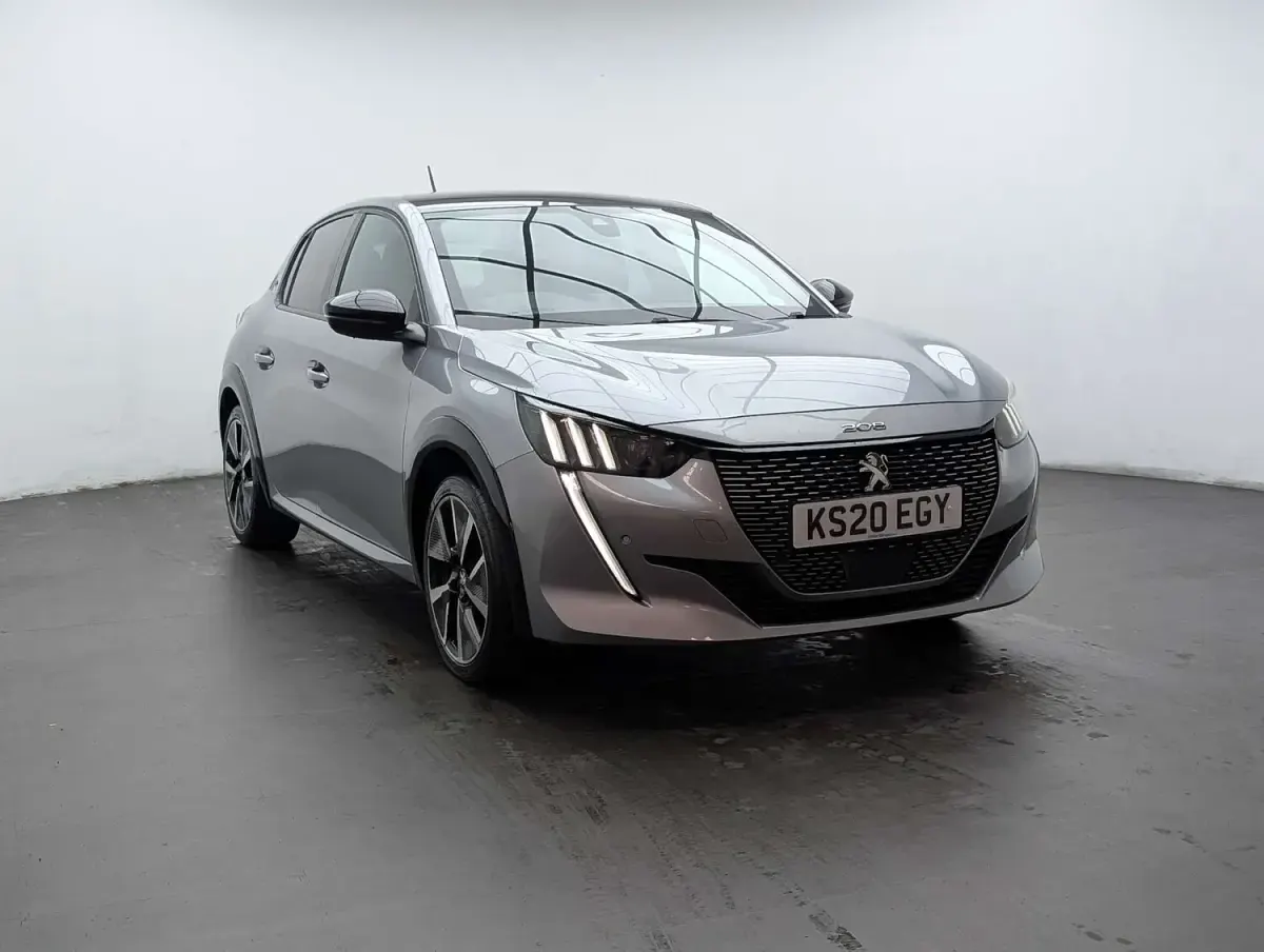 Used Peugeot e-208 GT-line 100 kW (136 HP) 2020 Grey Hatchback