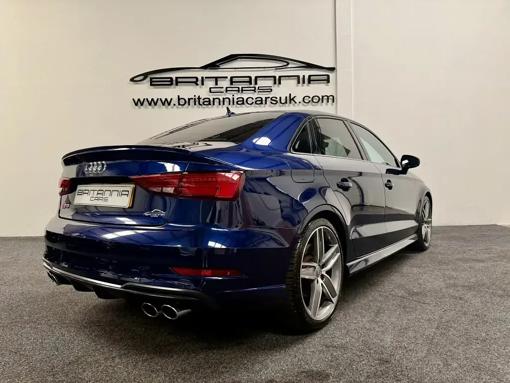 Used Audi A3 Black Edition 2018 Blue Sedan