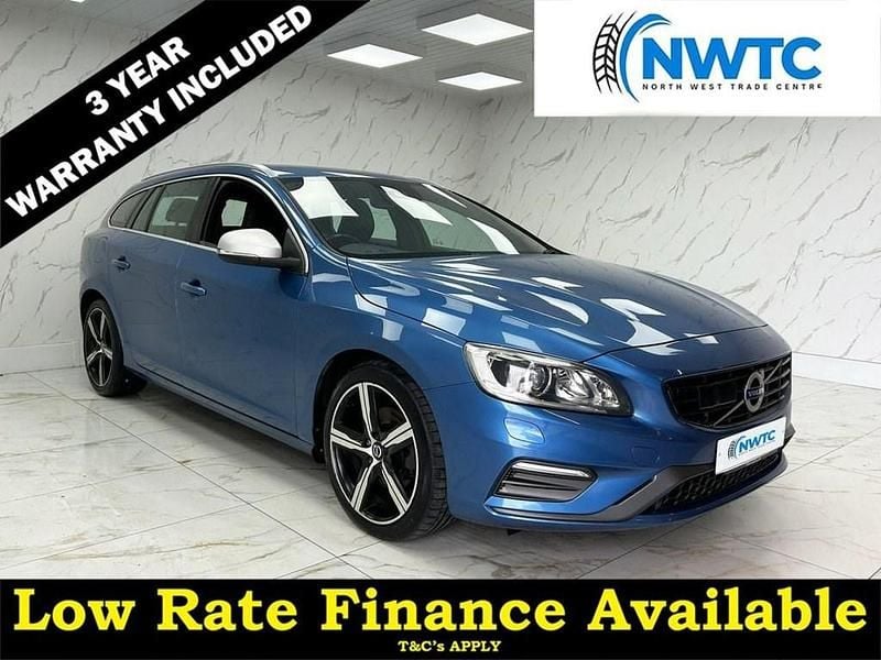 Blue Used 2016 Volvo V60 R-Design Estate | £8,795 (Fair price) - Image 1/4