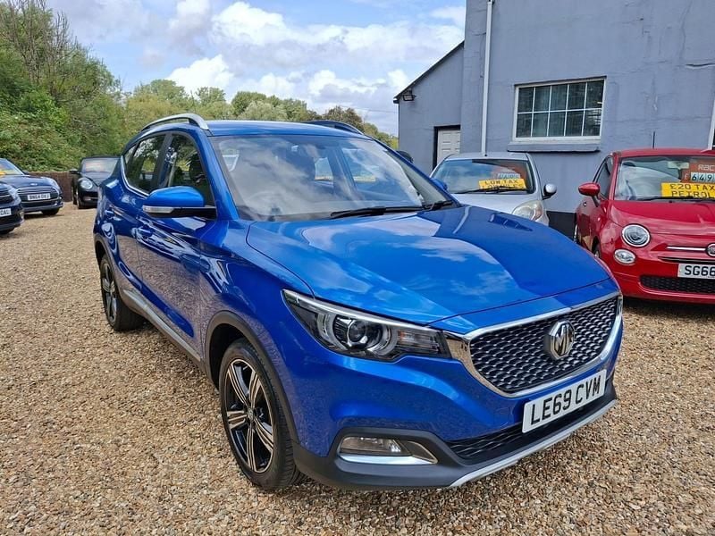 Laser blue metallic Used 2020 MG ZS Exclusive Sedan | £9,995 (Good price) - Image 1/4
