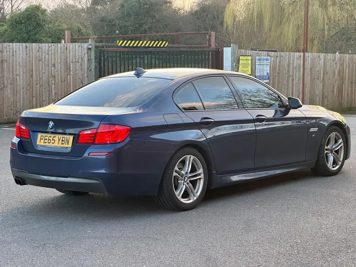 Used BMW 520 M Sport 190 HP (139 kW) 2015 Blue Sedan