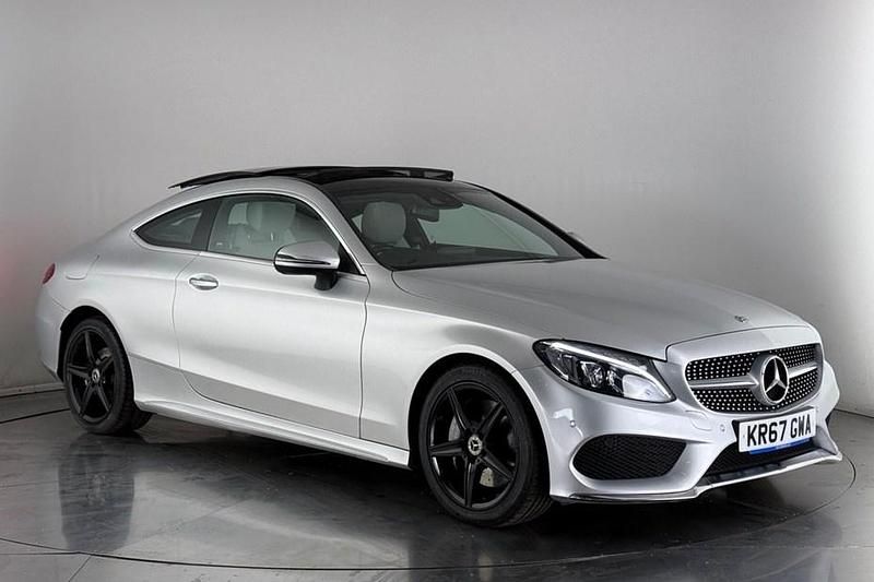 Silver Used 2017 Mercedes C250 AMG Line Premium Plus Coupe | £17,450 (Fair price) - Image 1/1