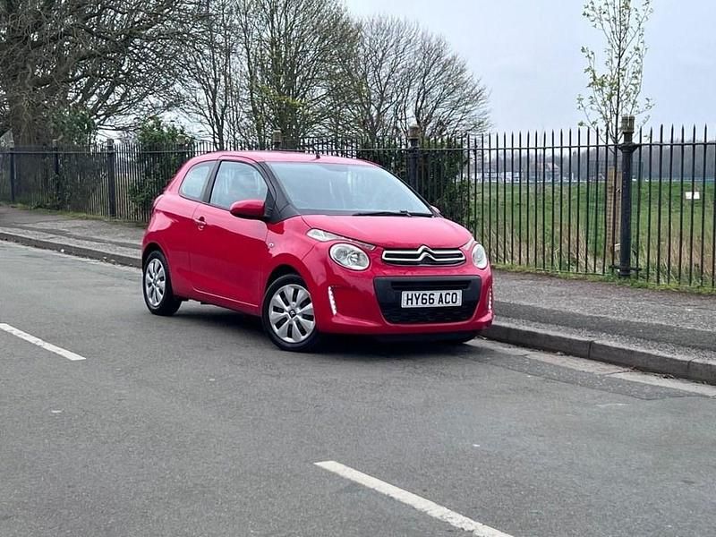 Used Citroën C1 Feel 68 HP (50 kW) 2016 Red Hatchback