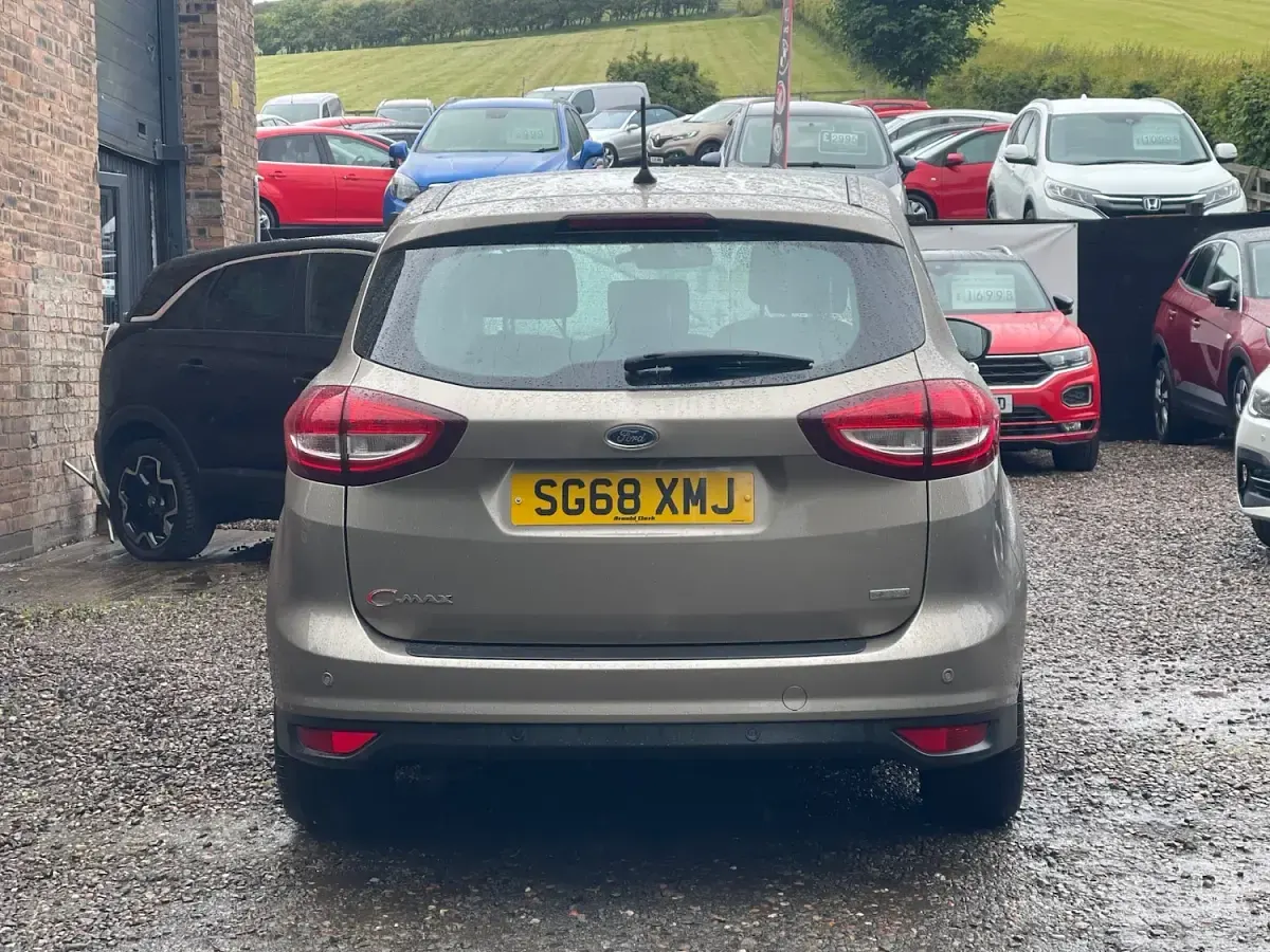 Used Ford C-MAX Titanium 125 HP (91 kW) 2018 Silver MPV