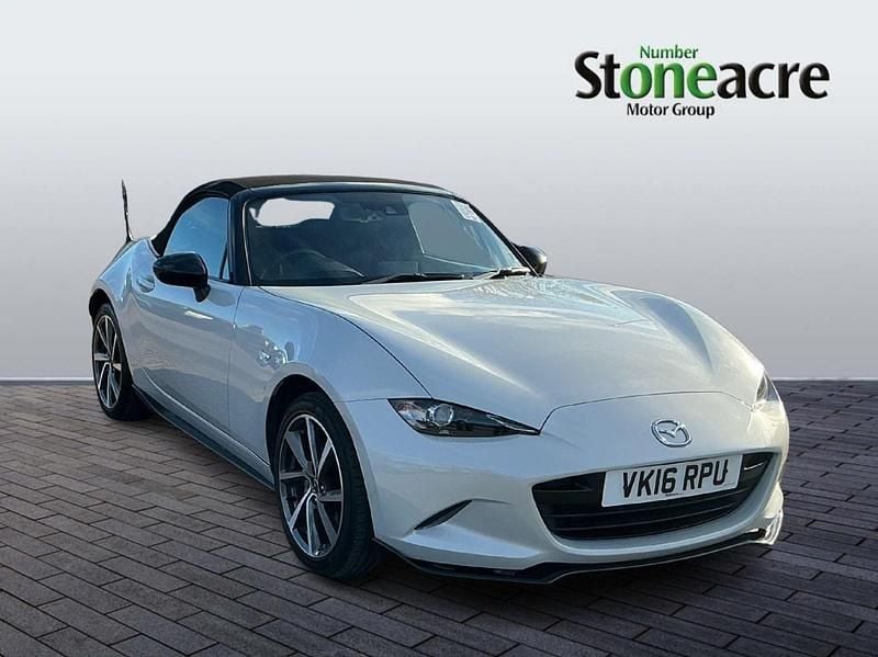Silver Used 2016 Mazda MX5 Inclusive Cabriolet | £12,495 (Fair price) - Image 1/4