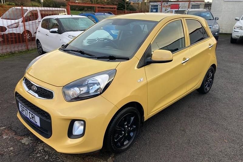 Used Kia Picanto 65 HP (47 kW) 2017 Yellow Hatchback